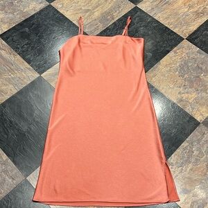 Gianni Bini Coral Satin Slip Dress Size XL